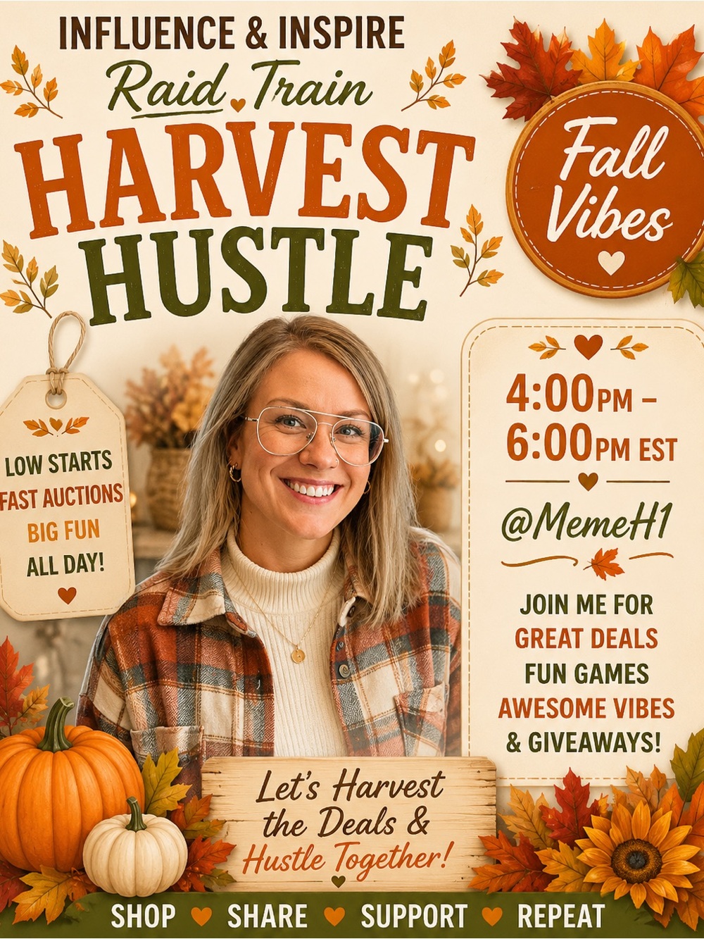 Influence & Inspire 🍁 Harvest Hustle 🍁 Raid Train! - Picture 5 of 8